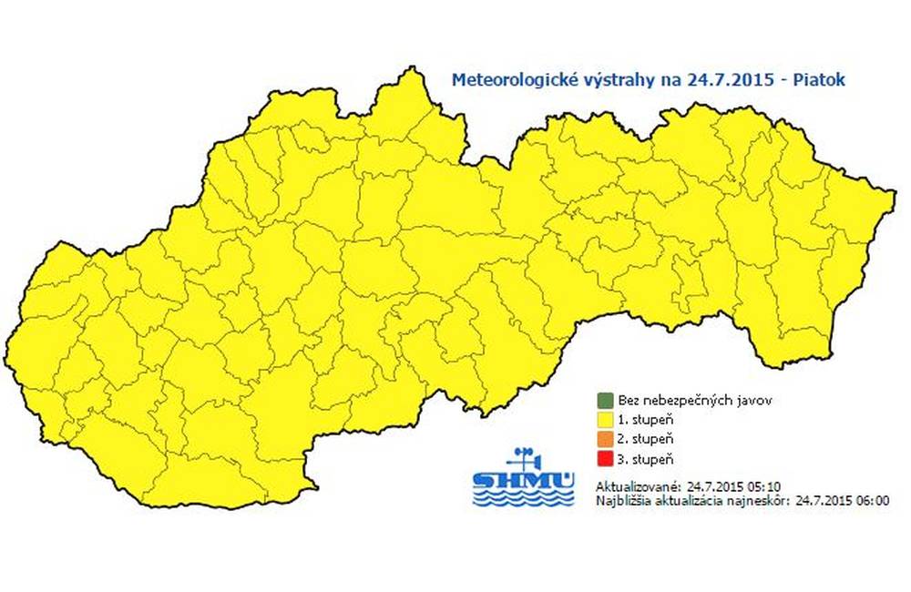 Výstraha pre Trenčín: Pozor na vysoké teploty!