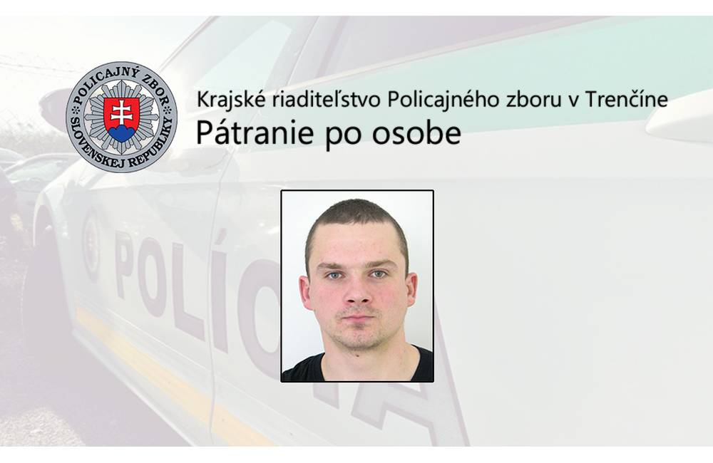 Polícia žiada verejnosť o pomoc, pátrajú po nezvestnom Jaroslavovi Šubertovi z Trenčianskej Turnej