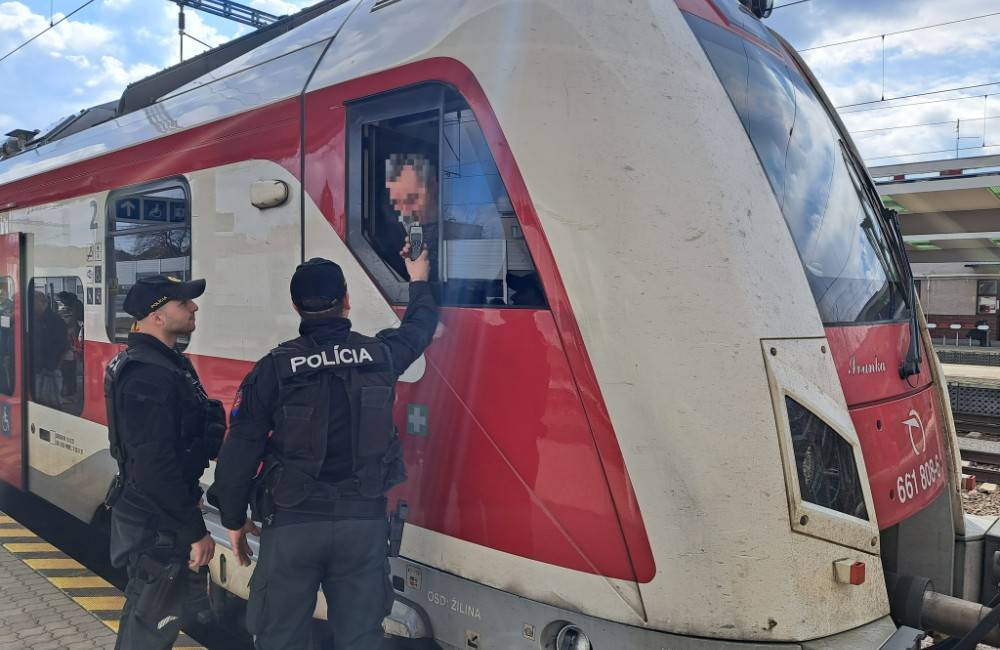 Foto: FOTO: Železničná polícia spustila tento týždeň akciu „Modrá 24“