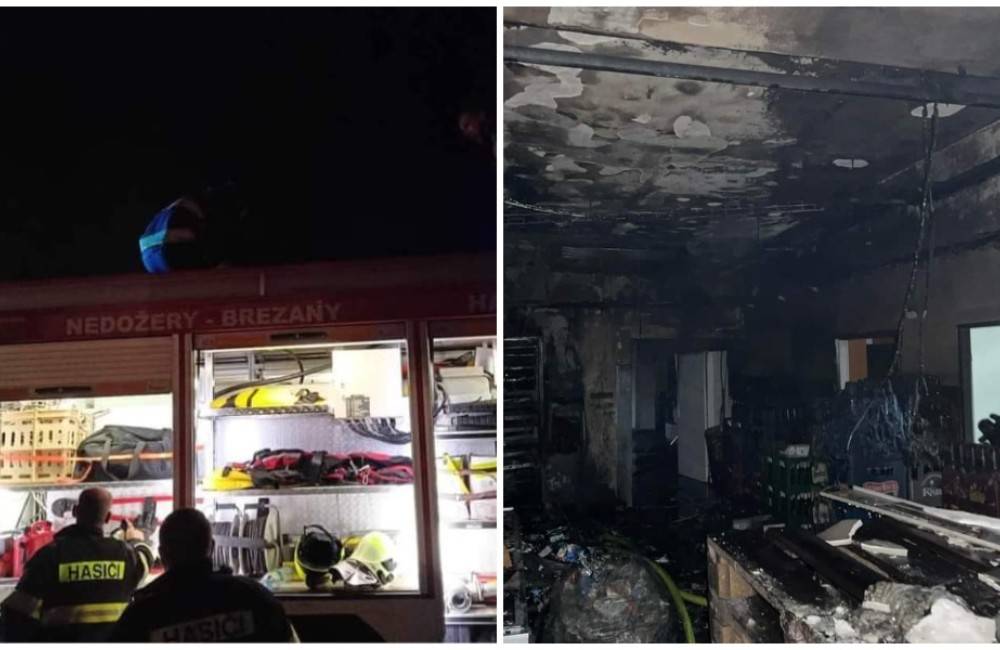 FOTO: Prievidzskí hasiči zasahovali pri požiari, ktorý vznikol v obchode s potravinami