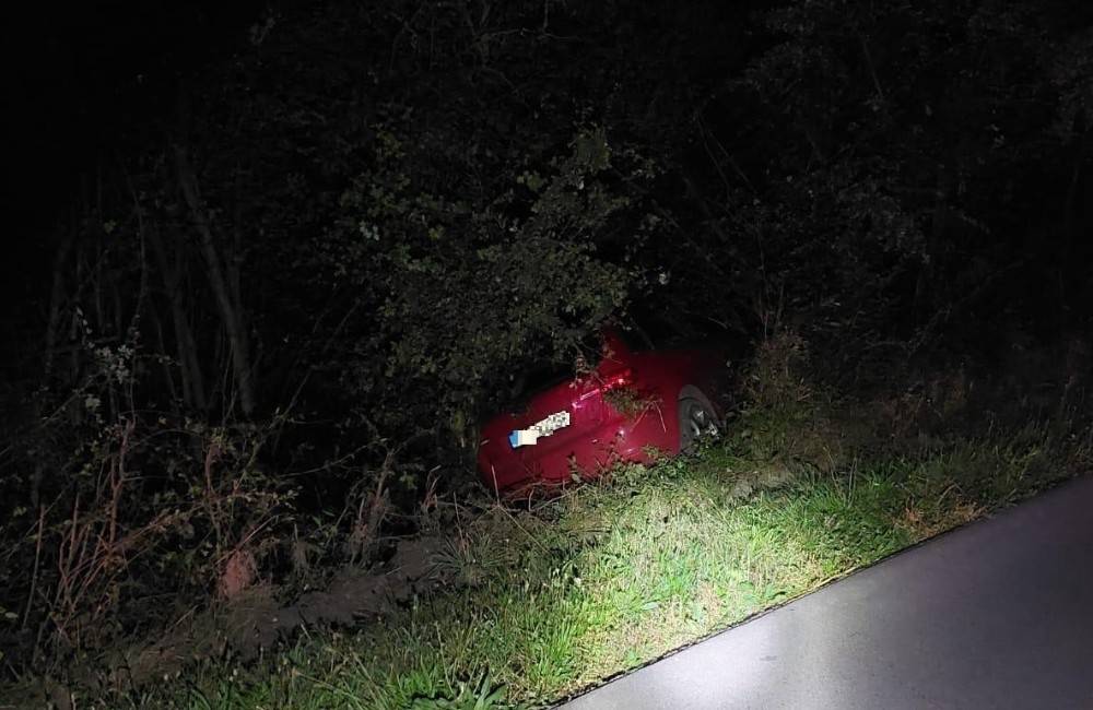 V okrese Trenčín polícia objavila auto zaparkované v kríkoch, opitý mladík nezvládol jeho riadenie