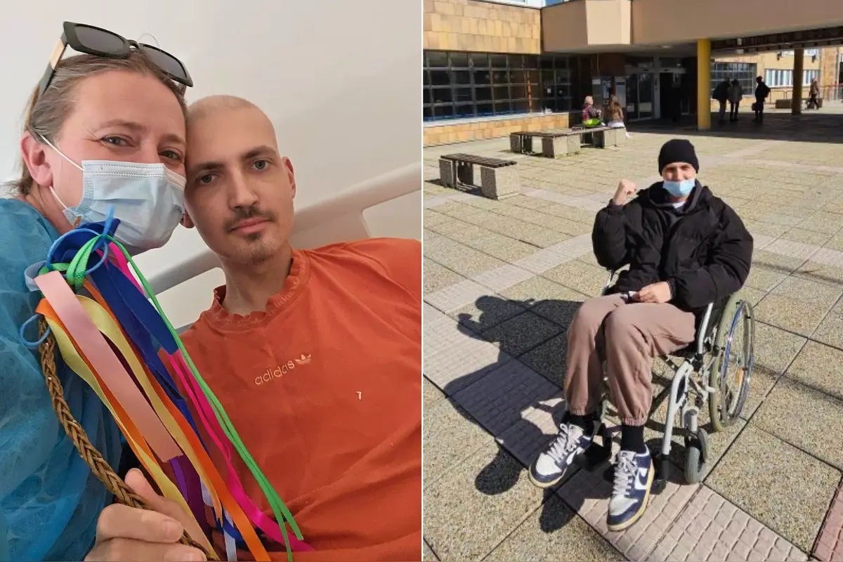 Foto: Zúfalé hľadanie darcu prinieslo zázrak, mladý hokejista Matey z Púchova prežil vďaka anonymnému hrdinovi