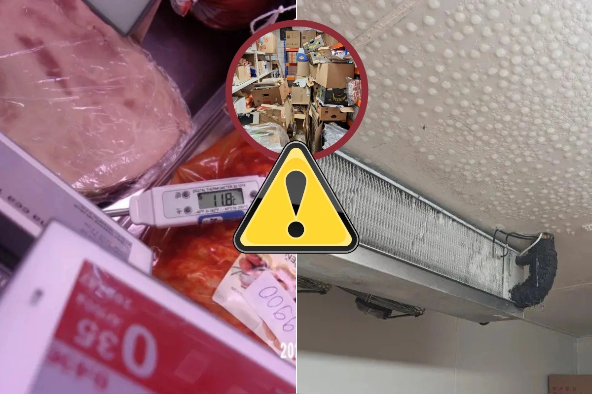 FOTO: Zamrznuté sklady, špina, pleseň a takmer pokazené mäso. Inšpektori odhalili vážne problémy v obchodoch