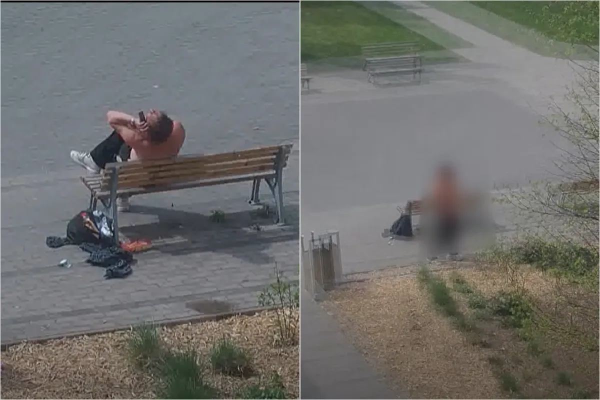 FOTO: Uprostred sídliska v Prievidzi sa vyzliekol aj vymočil. Policajti zasahujú pri tomto mužovi takmer denne 