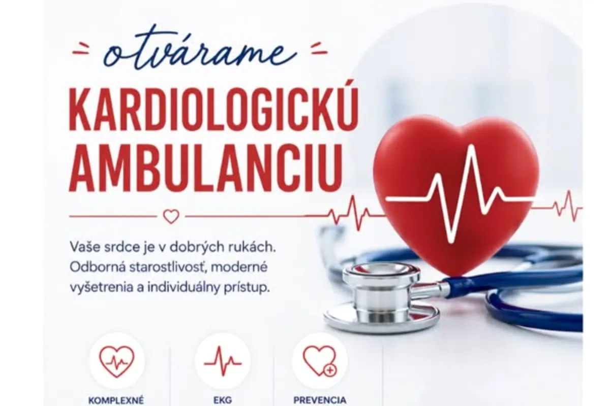 Nová kardiologická ambulancia čoskoro posilní zdravotnú starostlivosť na Myjave