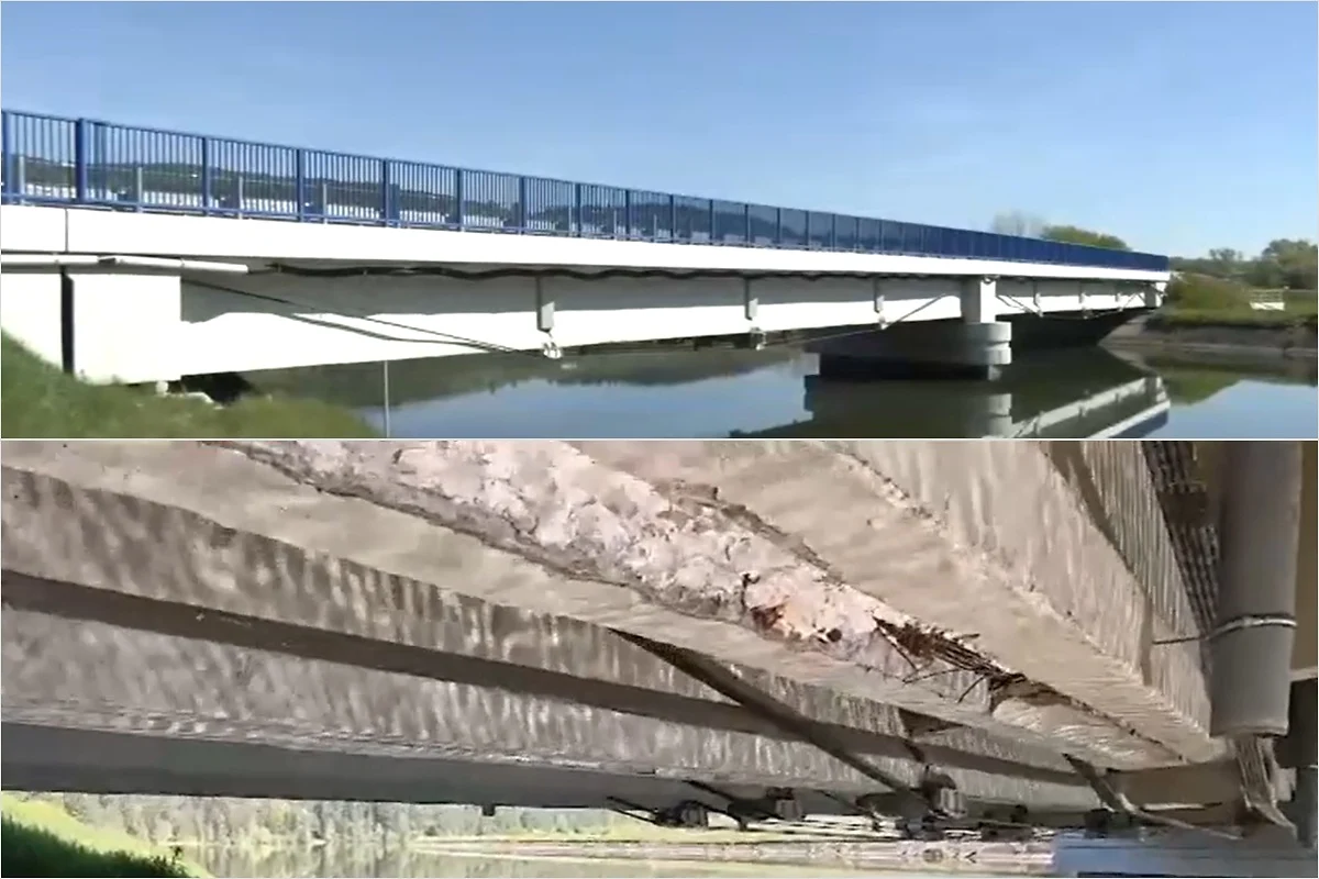 FOTO: Po oprave za dva milióny je most medzi Bytčou a Považskou Bystricou znovu v kritickom stave