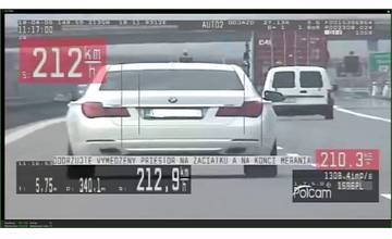 46-ročný Marián so svojim BMW prekročil rýchlosť o 82 km/h, na mieste zaplatil pokutu 800 eur