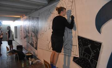 Podchod na Hasičskej ulici ožil farbami, umelci jeho steny ozdobili maľbami dominánt mesta