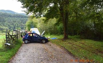 V Považskej Bystrici došlo k vážnej dopravnej nehode, 19-ročná vodička narazila do stromu