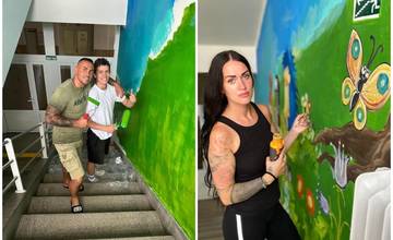 FOTO: Trenčianski zápasníci vyzbierali peniaze na spestrenie detského oddelenia nemocnice