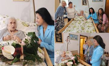 FOTO: Jubilantka z Púchova. Skromné prianie oslávenkyne k svojim stým narodeninám