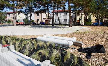 FOTO: V Trenčíne popri obnove detských ihrísk vysadia veľké množstvo zelene