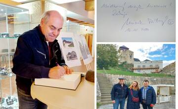 Na Trenčiansky hrad zavítal známy český herec. Určite ho poznáte aj vy