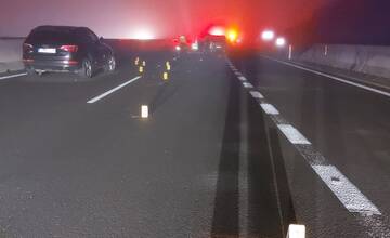 FOTO: Hrozivá nehoda na D1. Vodič zostal stáť so svojim autom krížom cez diaľnicu. Stalo sa mu to osudným