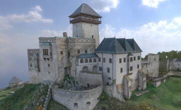 FOTO: Pozrite sa, ako vyzerá podrobný 3D model Trenčianskeho hradu