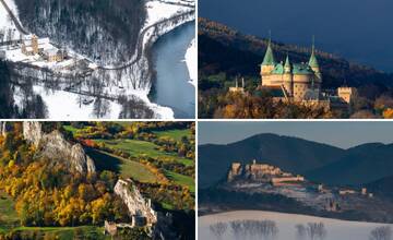 FOTO: Fotograf z Trenčína zachytáva hrady a zámky z neobvyklých uhlov. Spoznáte ich?