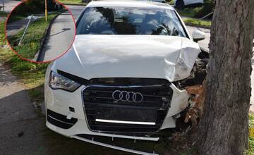 FOTO: Zbesilá jazda ženy v Novej Dubnici. Zrámovala všetko, čo jej prišlo do cesty