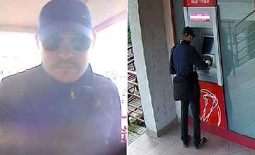 FOTO: Z cudzej karty sa dobre vyberá. Poznáte tohto muža? Za výber z bankomatu ho hľadá polícia