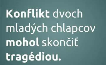 Dráma na diskotéke v Považskej Bystrici. Po výmene názorov 16-ročný chlapec bodol svojho kamaráta do chrbta 