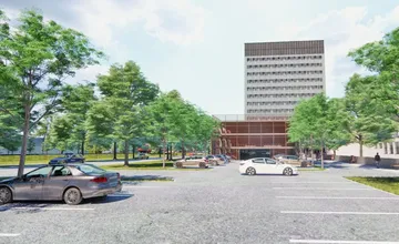 FOTO: Starú budovu v Partizánskom prerobia na moderné byty a obchody, pribudne desiatky miest na bývanie