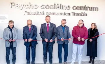 FOTO: V Trenčíne otvorili prvé komunitné psychosociálne centrum v kraji, pomôže pacientom s chronickými poruchami