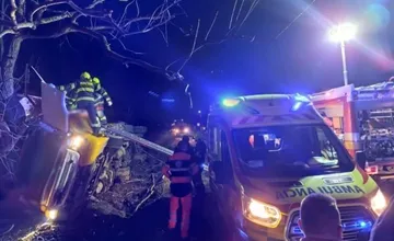 V okrese Prievidza došlo k tragickej nehode, vodič kamióna neprežil náraz do stromu