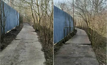 FOTO: Mladí muži z Bánoviec nad Bebravou dobrovoľne očistili zarastený chodník, obyvatelia im ďakujú a chvália