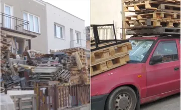 FOTO: Súkromník na pozemku v Bojniciach hromadí odpad, susedia mali roky strach, okrem iného sa báli požiaru