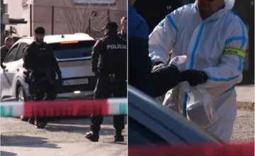 Z domu v Ilave, kde sa našiel brutálne dobodaný človek, odviedli muži zákona staršieho muža so sáčkami na rukách