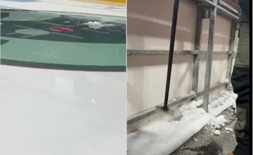 VIDEO: Prípravy na MS do 18 rokov  v Trenčíne vrcholia, na štadióne Pavla Demitru roztápajú ľadovú plochu 