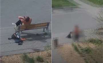 FOTO: Uprostred sídliska v Prievidzi sa vyzliekol aj vymočil. Policajti zasahujú pri tomto mužovi takmer denne 