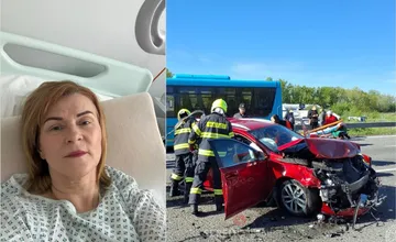 Poslankyňa TSK a starostka Uhrovca - Zuzana Máčeková prežila vážnu nehodu pri Piešťanoch