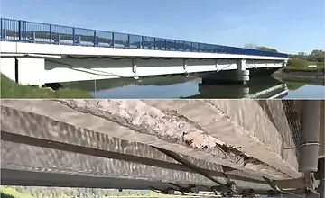 FOTO: Po oprave za dva milióny je most medzi Bytčou a Považskou Bystricou znovu v kritickom stave
