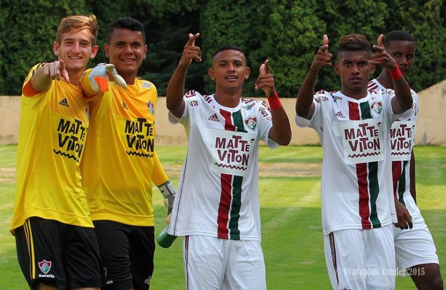 Dramaticky záver stretnutia FC Fluminense - AS Trenčín na turnaji U19 , foto 2