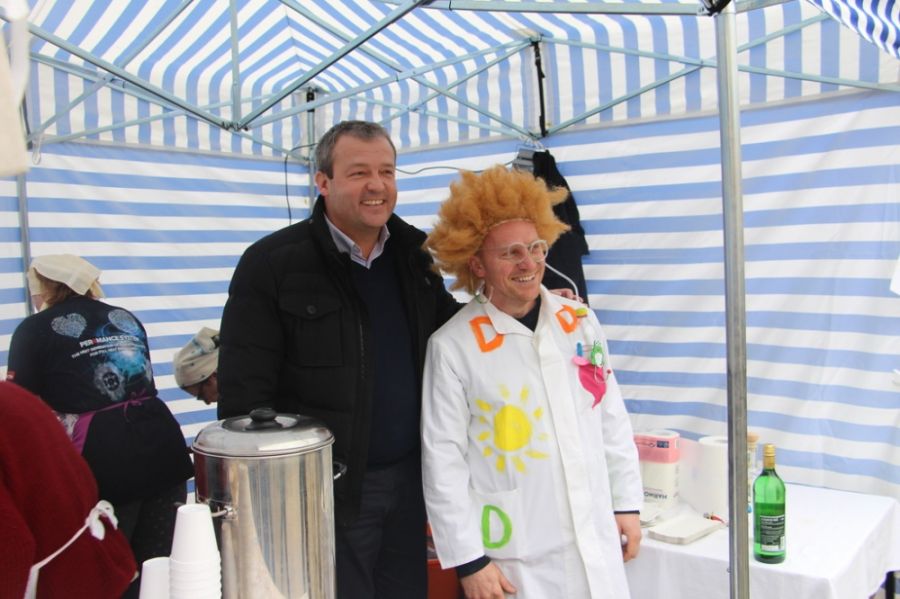 Na fašiangovej zábave a posedení v Prievidzi sa zúčastnili aj zástupcovia Trenčianskeho kraja, foto 1