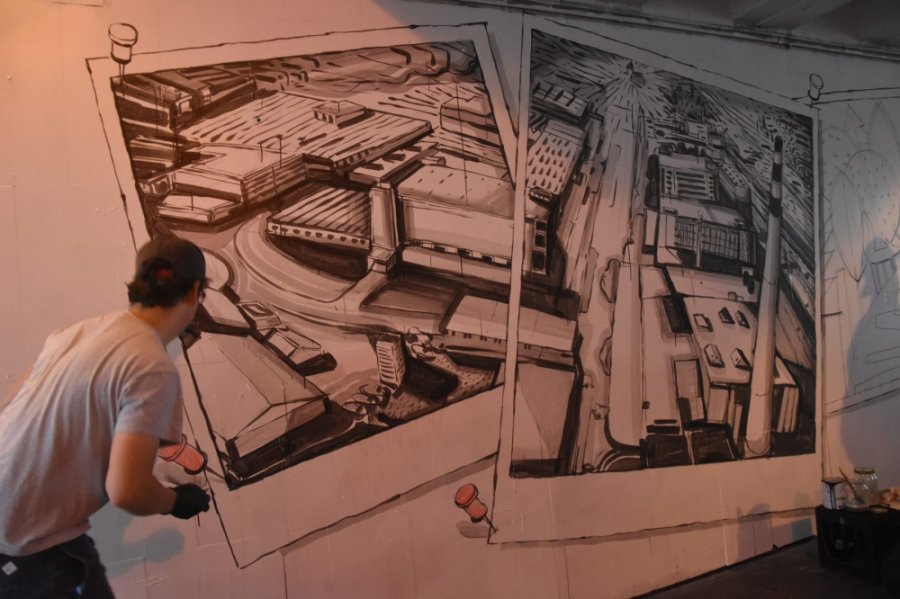 Umelci vdýchli nový život stenám podchodu na Hasičskej ulici počas podujatia Fest ART v Trenčíne, foto 8