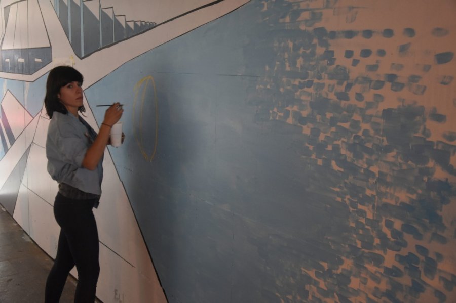 Umelci vdýchli nový život stenám podchodu na Hasičskej ulici počas podujatia Fest ART v Trenčíne, foto 11