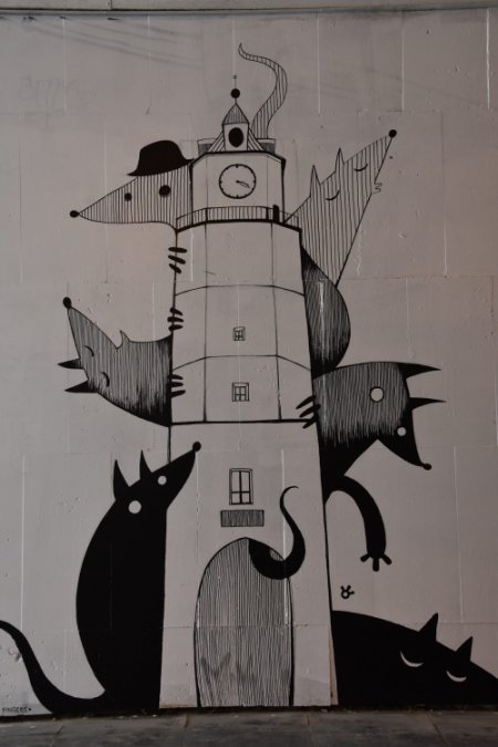 Umelci vdýchli nový život stenám podchodu na Hasičskej ulici počas podujatia Fest ART v Trenčíne, foto 27