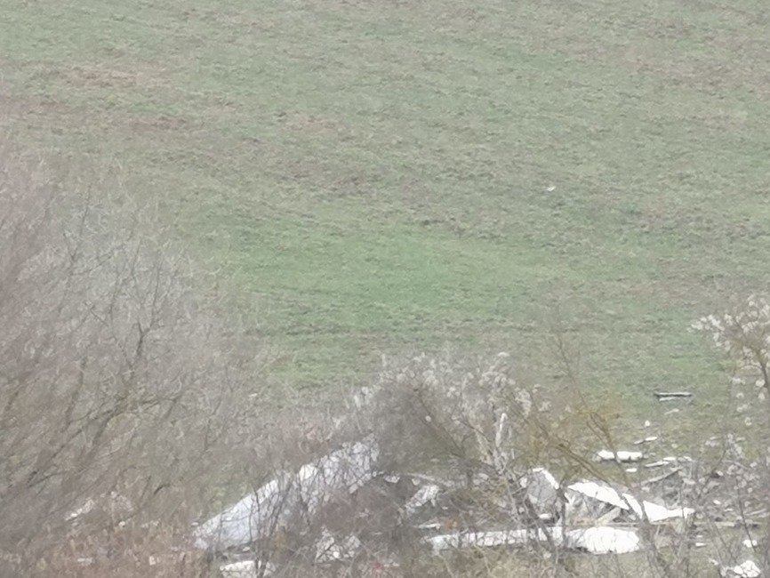 FOTO: Pád lietadla pri Trenčíne 22. 2. 2023, foto 2