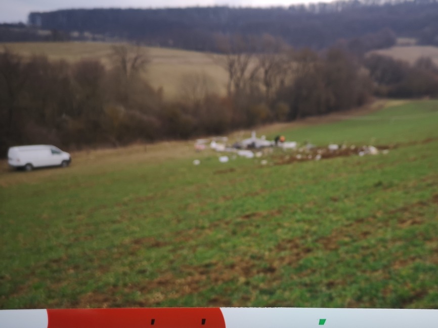 FOTO: Pád lietadla pri Trenčianskych Stankovciach, foto 1