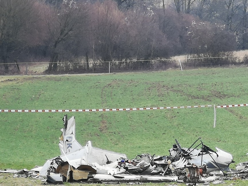 FOTO: Pád lietadla pri Trenčianskych Stankovciach, foto 5