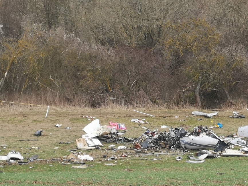 FOTO: Pád lietadla pri Trenčianskych Stankovciach, foto 8