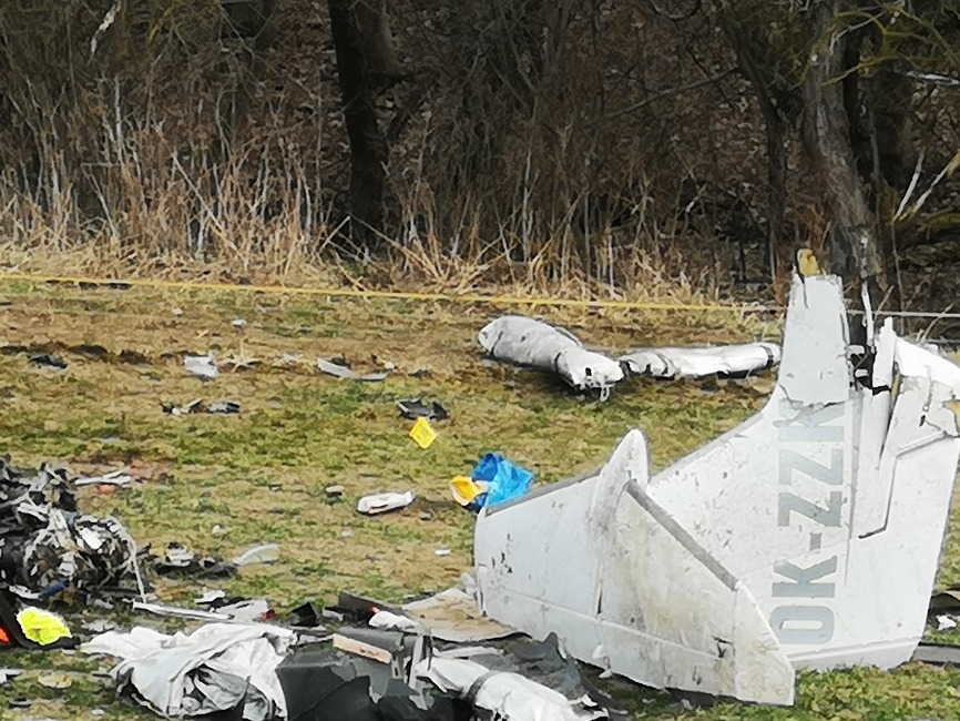 FOTO: Pád lietadla pri Trenčianskych Stankovciach, foto 9