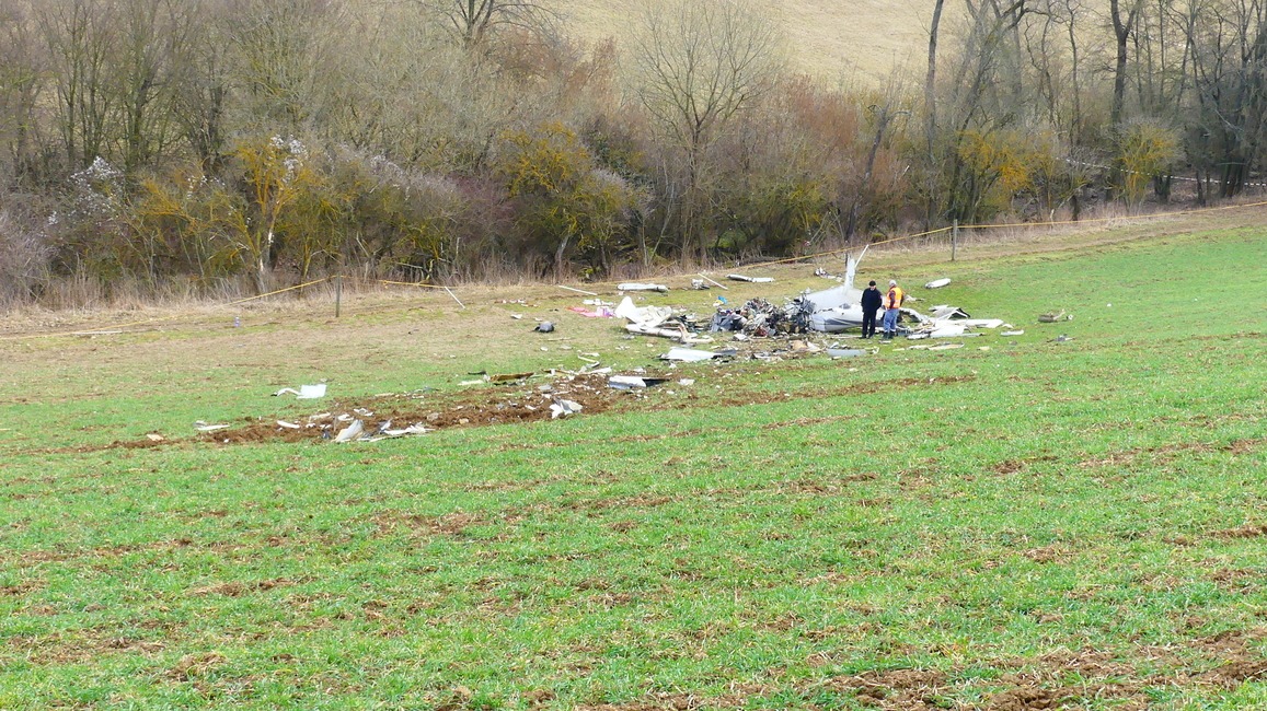 FOTO: Pád lietadla pri Trenčianskych Stankovciach, foto 10