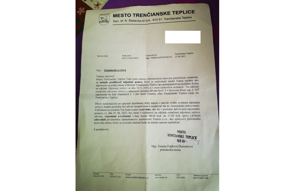 FOTO: Seniori z Trenčianskych Teplíc môžu po výzve z mestského úradu skončiť na ulici , foto 13