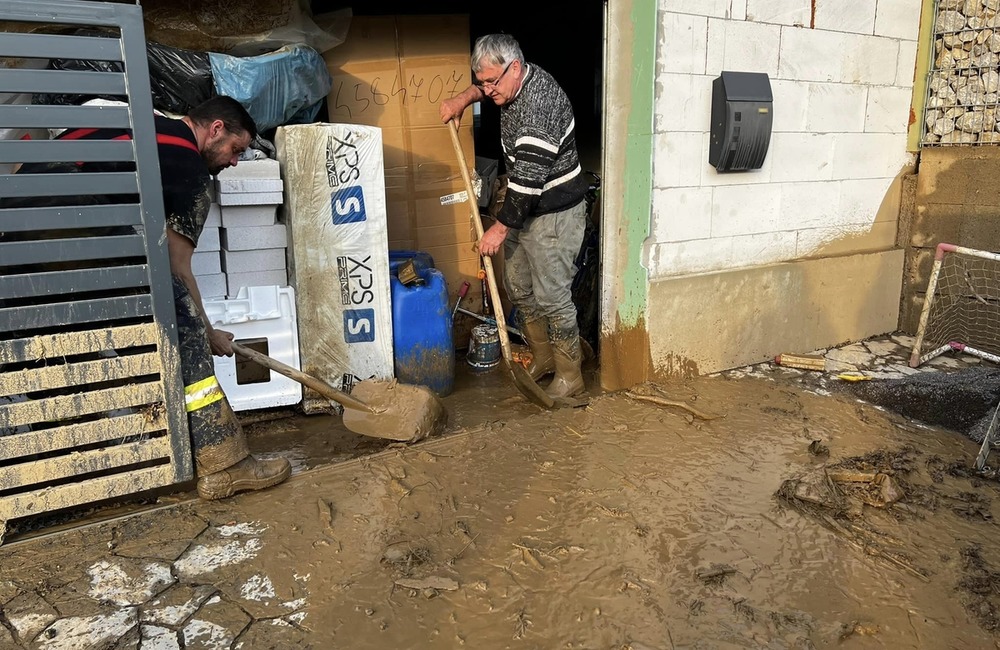 FOTO: Príroda ukázala na Považí svoju silu. Zatopené domy, cesty aj zničená úroda v okolí Skalky nad Váhom, foto 2