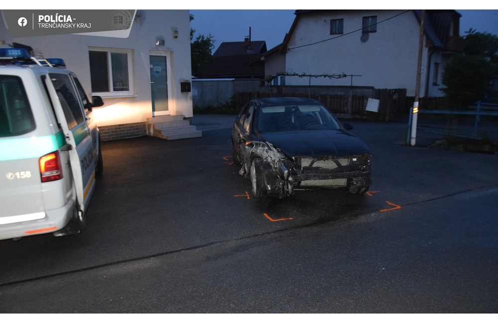 FOTO: Dopravná nehoda v Streženiciach, foto 1