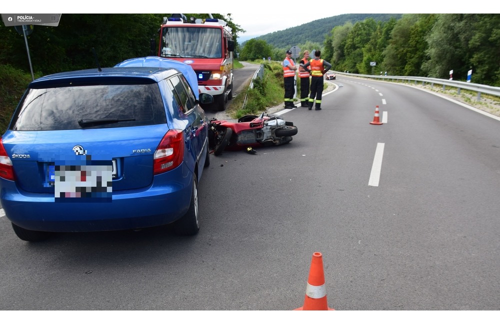 FOTO:  Nehoda v Považskej Bystrici, foto 2