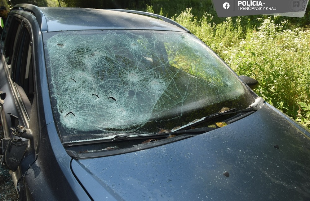 FOTO: Neznámy páchateľ zdemoloval auto a stroje pri Trenčianskych Tepliciach, foto 4