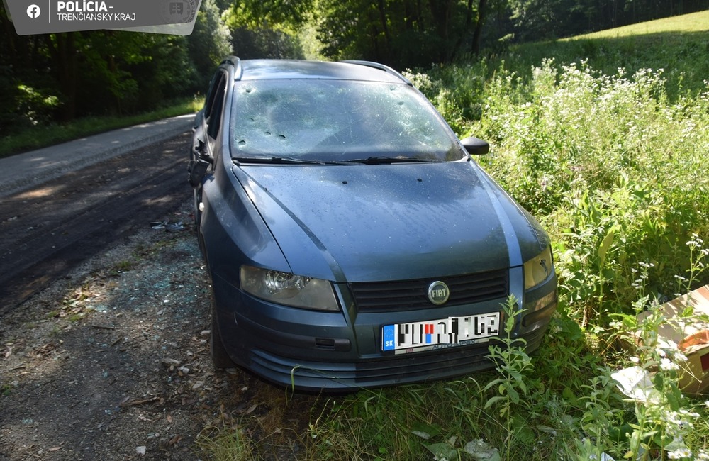 FOTO: Neznámy páchateľ zdemoloval auto a stroje pri Trenčianskych Tepliciach, foto 6